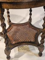 Biedermeier Salon Tafeltje met gedraaide poten, Antiek en Kunst, Ophalen of Verzenden
