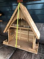 Houten Kerststal - Handgemaakt, Ophalen, Zo goed als nieuw, Toebehoren