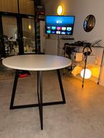 Ronde eettafel diameter 100, Huis en Inrichting, Tafels | Eettafels, Ophalen, 100 tot 150 cm, Rond, Zo goed als nieuw