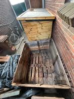 Houten kuub kratten kisten, Tuin en Terras, Ophalen, Hout, Overige typen