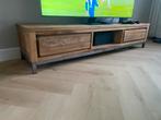 TV-meubel Venetië Teak hout 180x45x37, Minder dan 100 cm, 25 tot 50 cm, Teakhout, Zo goed als nieuw