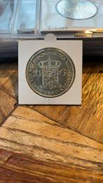2 1/2 gulden Nederland 1940 in top kwaliteit - UNC - zilver, 1 gulden, Verzenden, Zilver, Koningin Wilhelmina