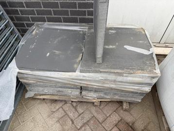 Betontegel Rest partij 60x60x4 antraciet beschikbaar voor biedingen