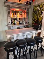 Bar inclusief barkrukken en tap, Huis en Inrichting, Ophalen, Zo goed als nieuw, Inclusief barstoelen