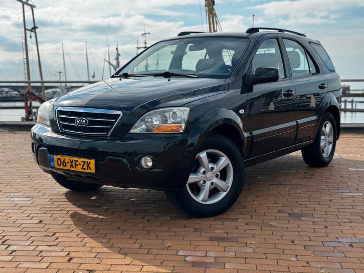 Kia Sorento 3.3 V6 AUT 2007 Zwart, Auto's, Kia, Bedrijf, Te koop, Sorento, 4x4, ABS, Airbags, Airconditioning, Bluetooth, Boordcomputer