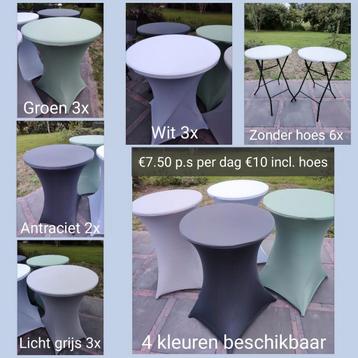 Statafels en versiering te huur bij B&S verhuur Gendt  beschikbaar voor biedingen