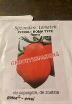 Roma tomaat zaden, Tuin en Terras, Bloembollen en Zaden, Ophalen of Verzenden, Voorjaar, Volle zon, Zaad