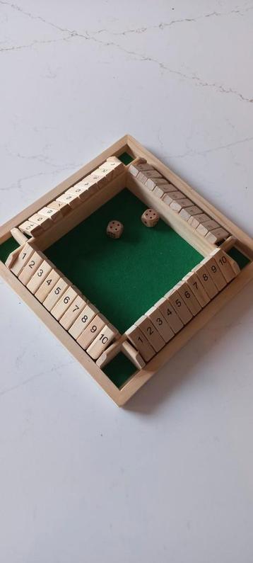 Shut the Box Rekenspel beschikbaar voor biedingen