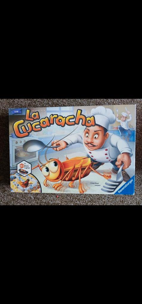 La Cucaracha Bordspel, Hobby en Vrije tijd, Gezelschapsspellen | Bordspellen, Zo goed als nieuw, Drie of vier spelers, Vijf spelers of meer