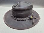 Leren Australian Hoed maat small, Kleding | Heren, Hoeden en Petten, Ophalen, Zo goed als nieuw, 57 cm (M, 7⅛ inch) of minder