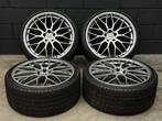 20 inch AEZ Crest Hyper - Audi A5 S5 5x112 ET35 Continental, Ophalen, 265 mm, Banden en Velgen, Winterbanden