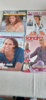 4 maal breiblad Sandra, Ophalen of Verzenden, Zo goed als nieuw, Haken, Patroon of Boek