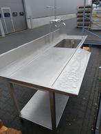 RVS Spoeltafel Horeca - Professioneel, Ophalen, Gebruikt, RVS Meubilair