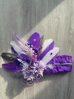 Haarband met veren en elastiek, Ophalen of Verzenden, Nieuw, Carnaval