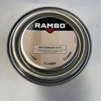 Rambo Pantserlak Lak Whitewash 0777 Mat 750ml, Doe-het-zelf en Verbouw, Verf, Beits en Lak, Rambo, Wit, Nieuw, Ophalen of Verzenden