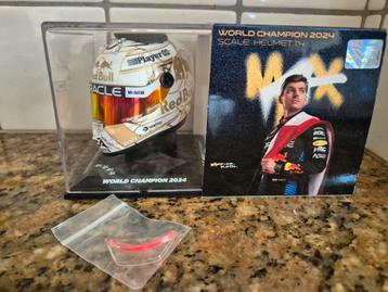 max verstappen 1:4 world champion helm  2024 redbull f1 NEW beschikbaar voor biedingen
