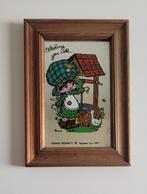 Retro vintage spiegel Bonnie Bonnets Raphael Tuck 1977, Ophalen of Verzenden, Rechthoekig, Minder dan 50 cm, Minder dan 100 cm