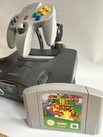 Nintendo 64 Compleet + Controller & Mario 64, Ophalen of Verzenden, Gebruikt, Met 1 controller, Met games