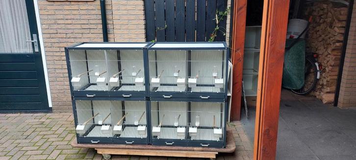 4 trespa/aluminium broedkooien, Dieren en Toebehoren, Vogels | Hokken en Kooien, Gebruikt, Broedkooi of Kweekkooi, Aluminium, Ophalen