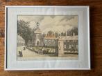 P.Vetter, litho begijnhof Breda, Antiek en Kunst, Kunst | Etsen en Gravures, Ophalen of Verzenden