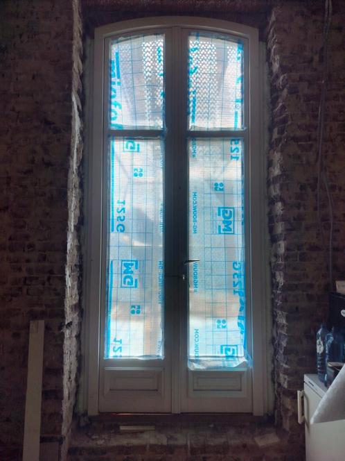Nieuwe kozijnen met openslaande deuren, zonder glazen, Doe-het-zelf en Verbouw, Deuren en Horren, Nieuw, Binnendeur, 215 cm of meer