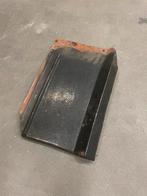 Friese puntpan zwart geglazuurd, Doe-het-zelf en Verbouw, Dakpannen en Dakbedekking, Ophalen, Gebruikt