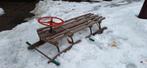 Houten vintage slee met stuur, Ophalen, Gebruikt