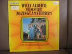 Willy Alberti Presenteert: Zo Zingt Amsterdam, Ophalen of Verzenden, Zo goed als nieuw, 12 inch, Levenslied of Smartlap