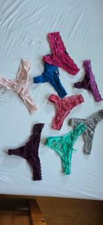 Sexy xs/s kanten dames strings en hipster T.E.A.B, Ophalen of Verzenden, Zwart, String