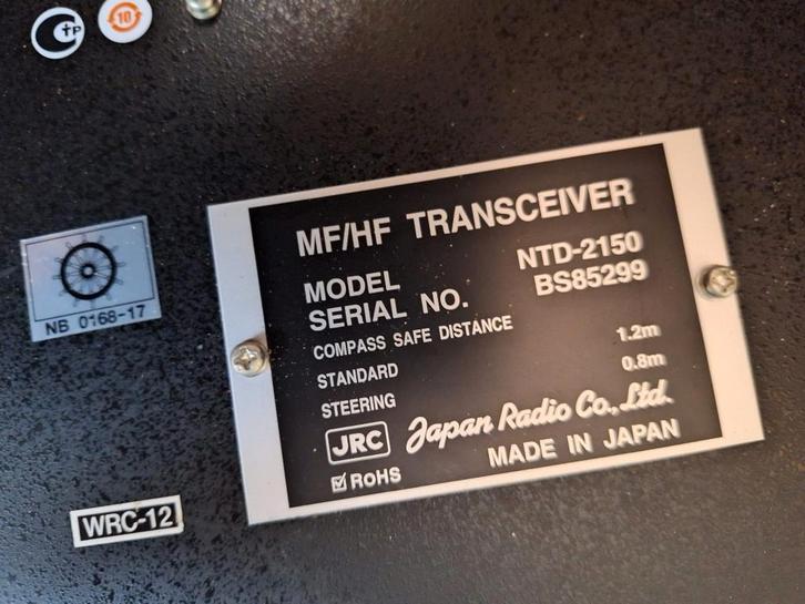 Maritieme JRC NTD-2150 transceiver, Watersport en Boten, Navigatiemiddelen en Scheepselektronica, Zo goed als nieuw, Communicatie
