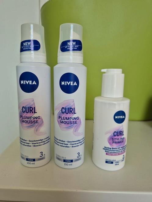 Nivea Curl Set - Mousse & Primer - Nieuw, Sieraden, Tassen en Uiterlijk, Uiterlijk | Haarverzorging, Nieuw, Gel, Wax, Haarlak of Mousse