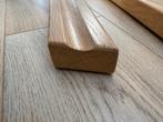 Luxe eiken trapleuningen, gebogen en gelakt, Doe-het-zelf en Verbouw, Hout en Planken, Ophalen, 25 tot 50 mm, Eiken, Overige typen