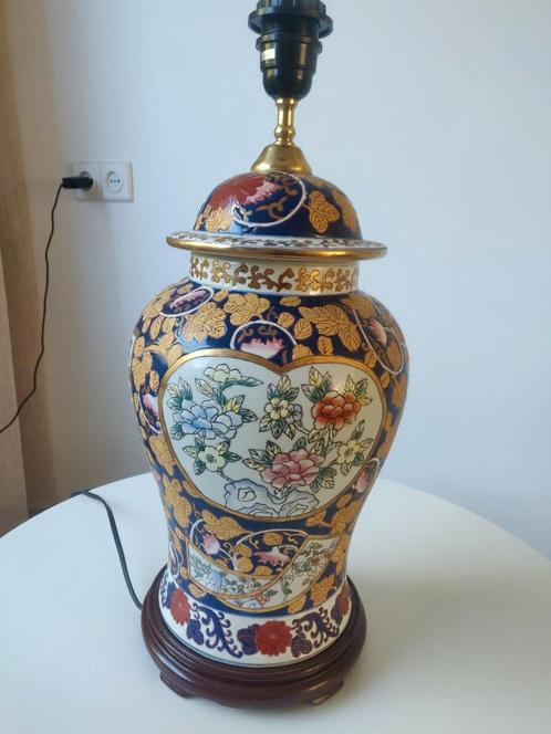 Chinese klassieke tafellamp, zonder kap, Huis en Inrichting, Lampen | Tafellampen, Minder dan 50 cm, Ophalen of Verzenden