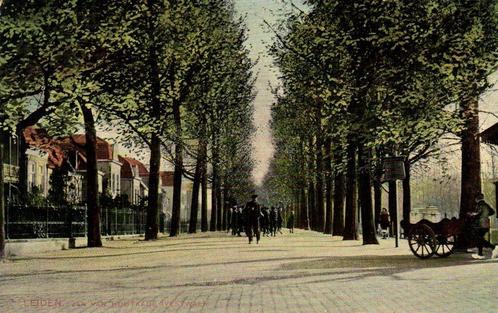 Leiden. Jan van Houtkade [Vestwal]. - 1907 gelopen, Verzamelen, Ansichtkaarten | Nederland, Gelopen, Utrecht, Voor 1920, Ophalen of Verzenden