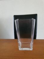 2 exclusieve, nieuwe, vierkante, stevige, glazen vazen /pst, Overige kleuren, Nieuw, Ophalen of Verzenden, Glas