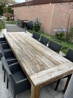 Tuintafel hout 3x1 meter, Tuin en Terras, Ophalen, Gebruikt, Rechthoekig, Hout