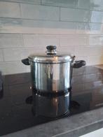 Grote Soep / mosselpan 6 Liter, Huis en Inrichting, Keuken | Potten en Pannen, Keramische plaat, Aluminium, Zo goed als nieuw