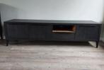 Zwarte TV-meubel Zwanenburg van Woon Express, Huis en Inrichting, Ophalen, Overige materialen, Gebruikt, 150 tot 200 cm