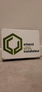 Emaille bord Erkend Avol installateur Langcat Bussum, Ophalen of Verzenden