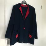 Unica Finland jasje blauw met rode details, Ophalen of Verzenden, Zo goed als nieuw, Maat 46/48 (XL) of groter, Overige kleuren