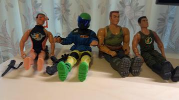 4x Action Man Hasbro Figuren Jaren '90 - Divers & Zeldzaam! beschikbaar voor biedingen