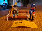 Vintage playmobil 5504 zwerver op bank, Ophalen of Verzenden