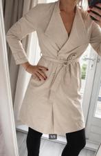 Mooie trenchcoat jas, maat 34, H&m, H&M, Verzenden, Beige, Zo goed als nieuw