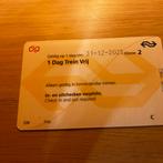 1 Dag Trein Vrij, Tickets en Kaartjes, Eén persoon, Trein, Algemeen kaartje