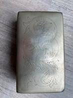 Antieke tabaksdoos zilver 143 jaar oud, Antiek en Kunst, Antiek | Goud en Zilver, Ophalen of Verzenden, Zilver