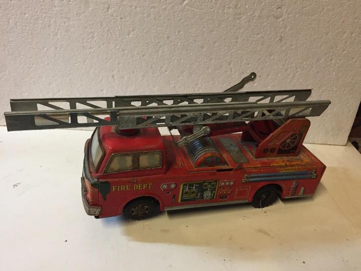 Brandweer blikken speelgoed Yonezawa 1960, Antiek en Kunst, Antiek | Speelgoed, Ophalen