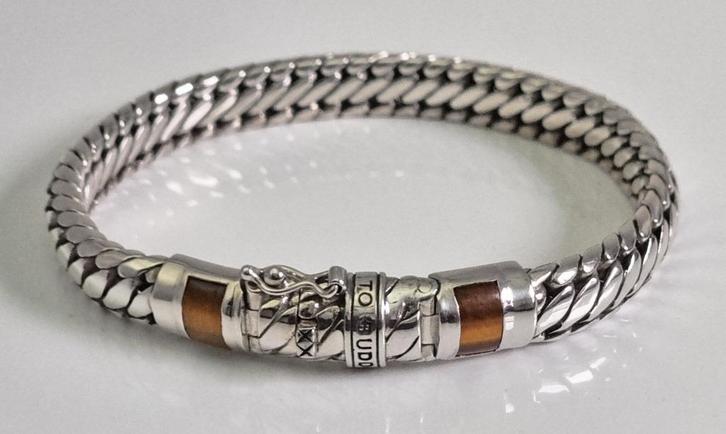 Buddha to Buddha Ben XS Stone Tigereye armband €70 korting!, Sieraden, Tassen en Uiterlijk, Armbanden, Nieuw, Zilver, Zilver, Ophalen of Verzenden