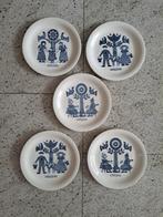 Vintage ontbijtbordjes, klederdrachten, Ophalen of Verzenden, Zo goed als nieuw, Bord(en), Overige stijlen