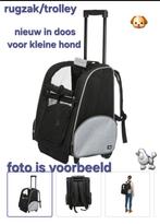 Trixie rugzak/trolley voor kleine hond nw in doos, Dieren en Toebehoren, Ophalen, Nieuw