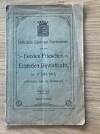 Boekje Eerste Fiets Elfstedentocht Bolsward 1912, Ophalen of Verzenden